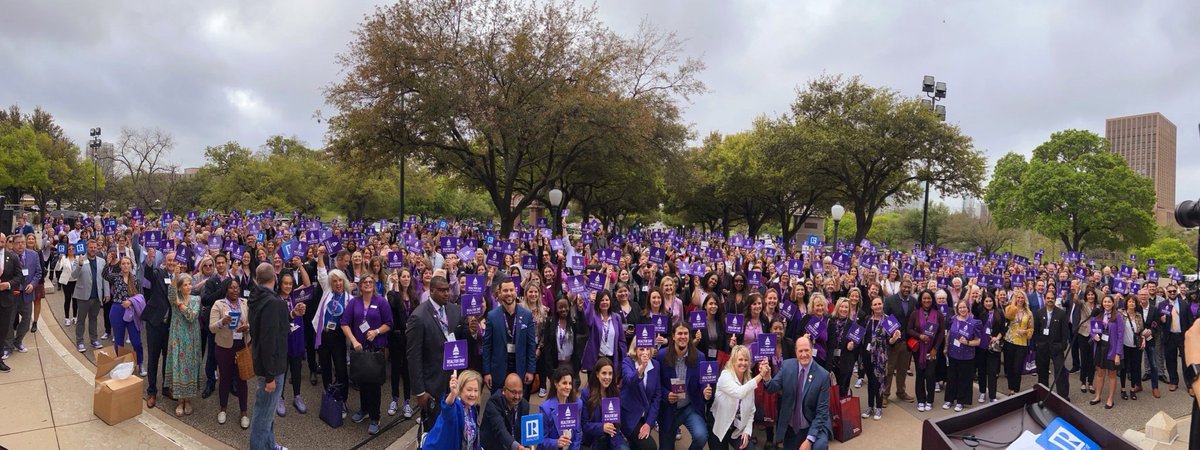 TexasTREPAC's tweet photo. @TXRealtors Day @ the Texas Capitol & #RidingwiththeBrand That's how we roll y'all! #Purplesolution #RealtorDay https://t.co/JzDJPElQRS
