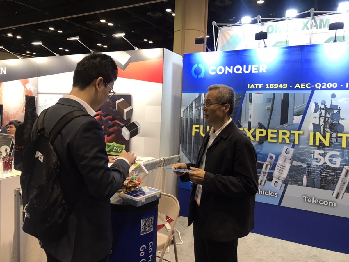 ConquerElectro1's tweet photo. Day 1 of the APEC 2023!

📍 Orange County Convention Center Florida, booth 462
📅 19 - 22 March 2023, 09.00h to 17.00h

#APEC2023 #AppliedPowerElectronicsConference #CONQUER #Fuse #FuseMaker #MadeInTaiwan #PassiveComponent #Electronics #Event #Energy https://t.co/cN2c9sdrw8