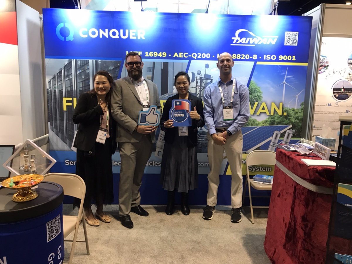 ConquerElectro1's tweet photo. Day 1 of the APEC 2023!

📍 Orange County Convention Center Florida, booth 462
📅 19 - 22 March 2023, 09.00h to 17.00h

#APEC2023 #AppliedPowerElectronicsConference #CONQUER #Fuse #FuseMaker #MadeInTaiwan #PassiveComponent #Electronics #Event #Energy https://t.co/cN2c9sdrw8