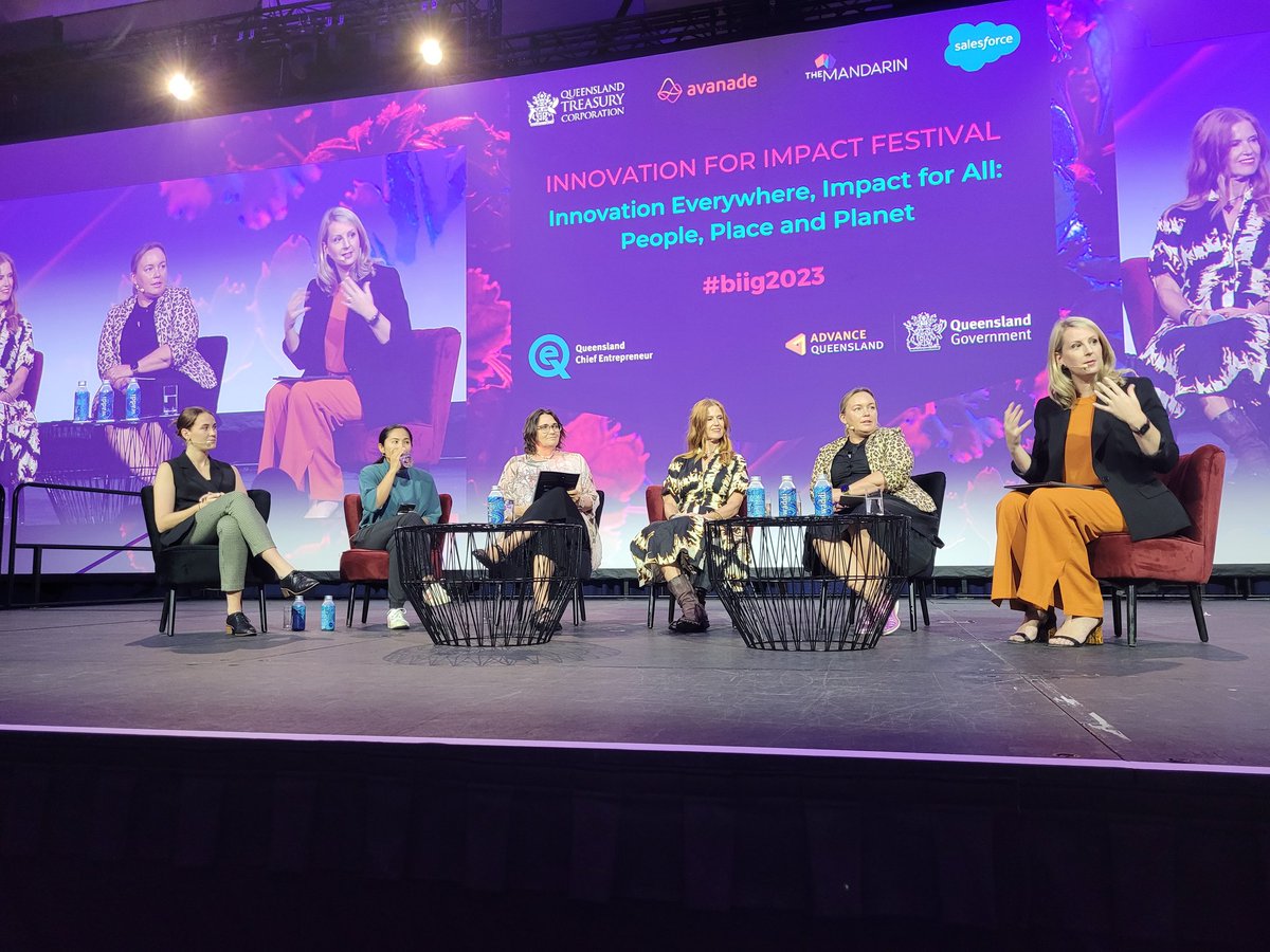 What a phenomenal line up to discuss inclusive innovation around regional and rural QLD, social enterprise and to open everything so we can craft solutions. #biig1023