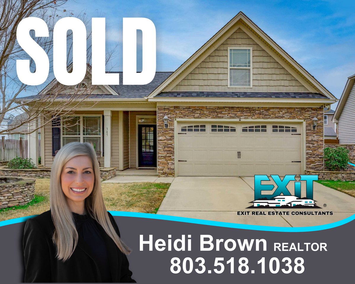 heidibrownhomes's tweet photo. SOLD 🎉Concord Park neighborhood
📍345 Tufton Court
Cayce, SC 29033
Great Seller‼️
Low Inventory ‼️
Getting ready for the 🌷 market ‼️
‼️Call Heidi to sell your home‼️
#soldbyheidi #listingagent #2023housingmarket #exitREC #exitrealty #caycesc #Cayce #SouthCarolina #realtor https://t.co/tQ62UzWFbR
