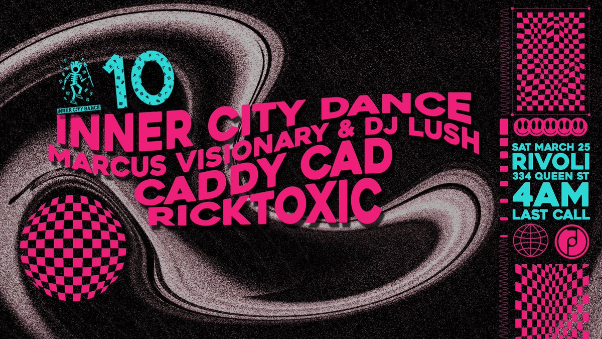 torontojungle's tweet photo. This Saturday @RivoliToronto goes till 4am celebrating @marcusvisionary birthday! alongside @LushTdot  @caddycad @RickToxic   TICKETS: https://t.co/Wqp0XW6Fbb https://t.co/yC8ZnSw9pU