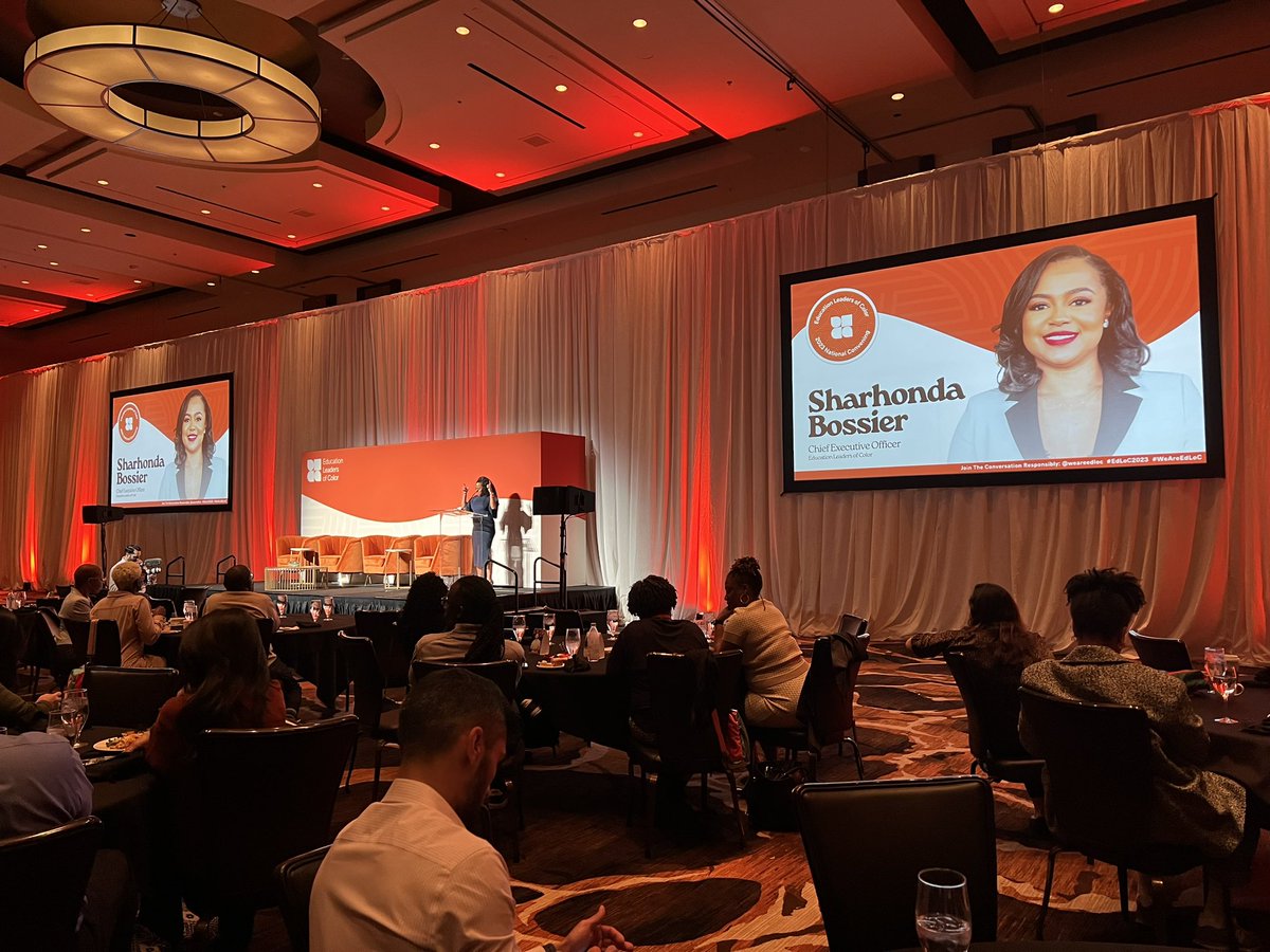 modernclassproj's tweet image. “We are in this work together. The future we are fighting for needs to go beyond education.” @WeAreEdLoC #edloc2023 #WeAreEdLoc 

“Hope that change is coming. Hope that our work is changing the lives of children who look like us. Hope that more people join this fight with us.”