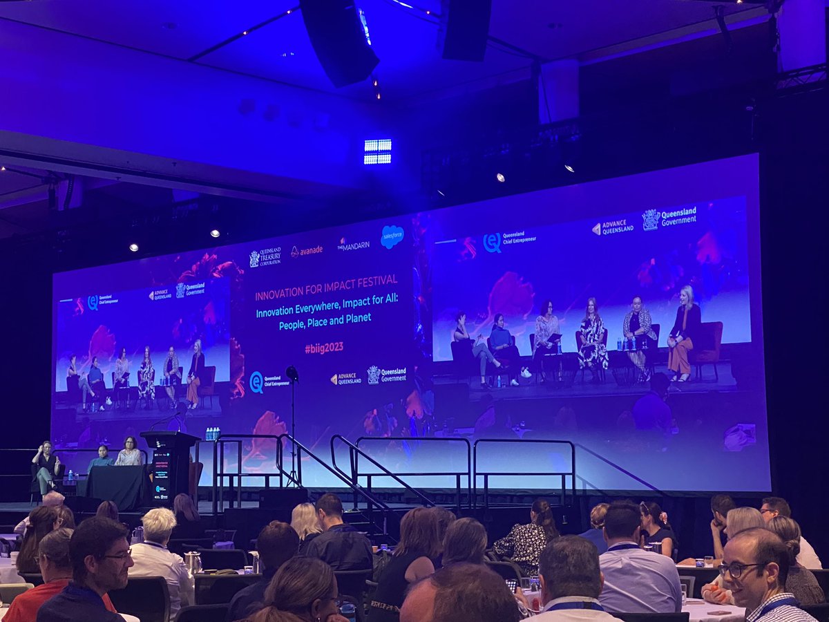A stellar, all-women panel at #biig2023 says in order to create impact for all we need to:
- get past fear &amp; act now
- build trust
- ensure we design ‘with’ not ‘for’ to ensure inclusivity &amp; co-ownership
- understand who you serve &amp; make decisions based on that
#socinn #socent