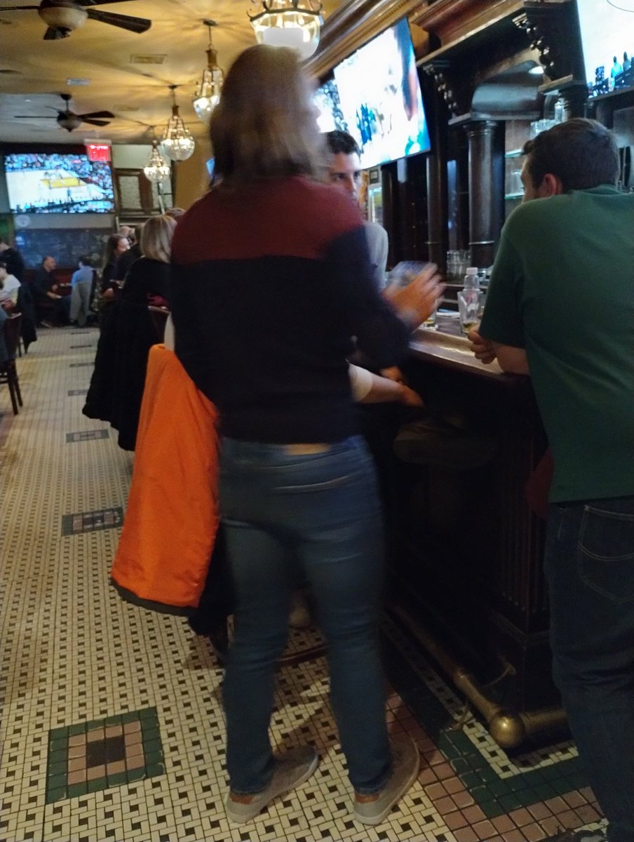 @tammygolden Another one! Bar near Times Square. Kinda looked like Jesus from the front. #AccidentalPicard