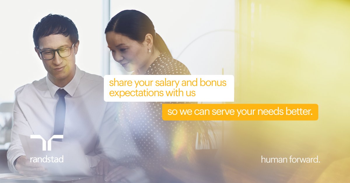 How do you feel about your bonus and salary increments? Let <a href="/Randstad_MY/">Randstad Malaysia</a> know so that they can help you find a job that meets your wage expectations.
randstadsea.typeform.com/to/TF6QZujm

#Bonus #SalaryExpectationsSurvey #Randstad #BrandedContent