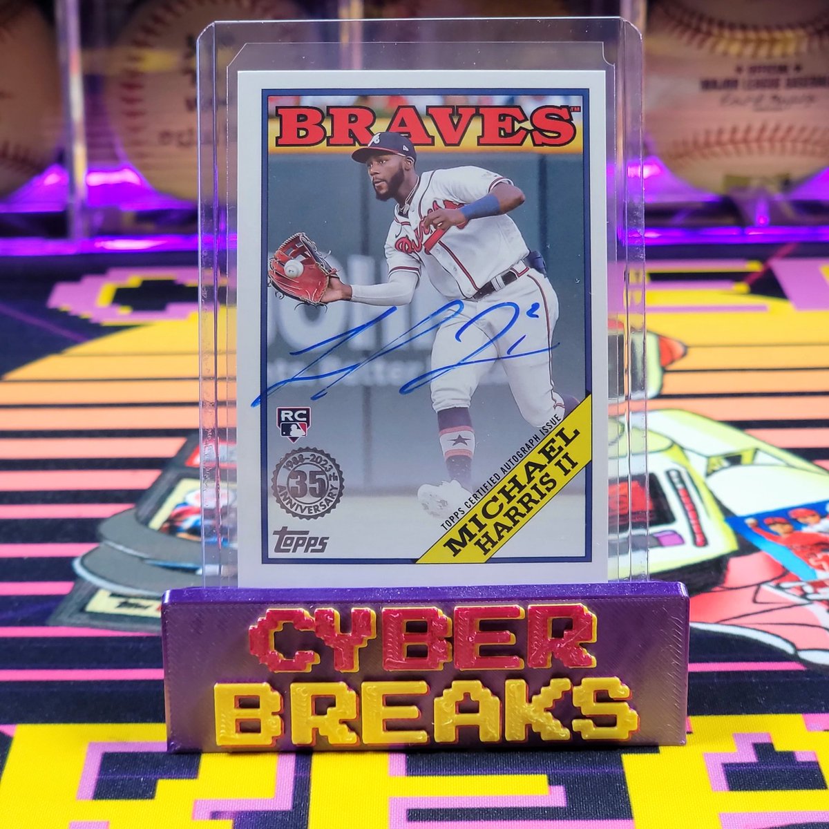 CyberBreaks7's tweet photo. For Sale at the Cyber Breaks store!
https://t.co/wY5UJHNGh7

#MichaelHarrisII #AtlantaBraves #Braves #MLB #Baseball #Topps #BaseballCards #Autograph #RC https://t.co/0IzkSfPgSO