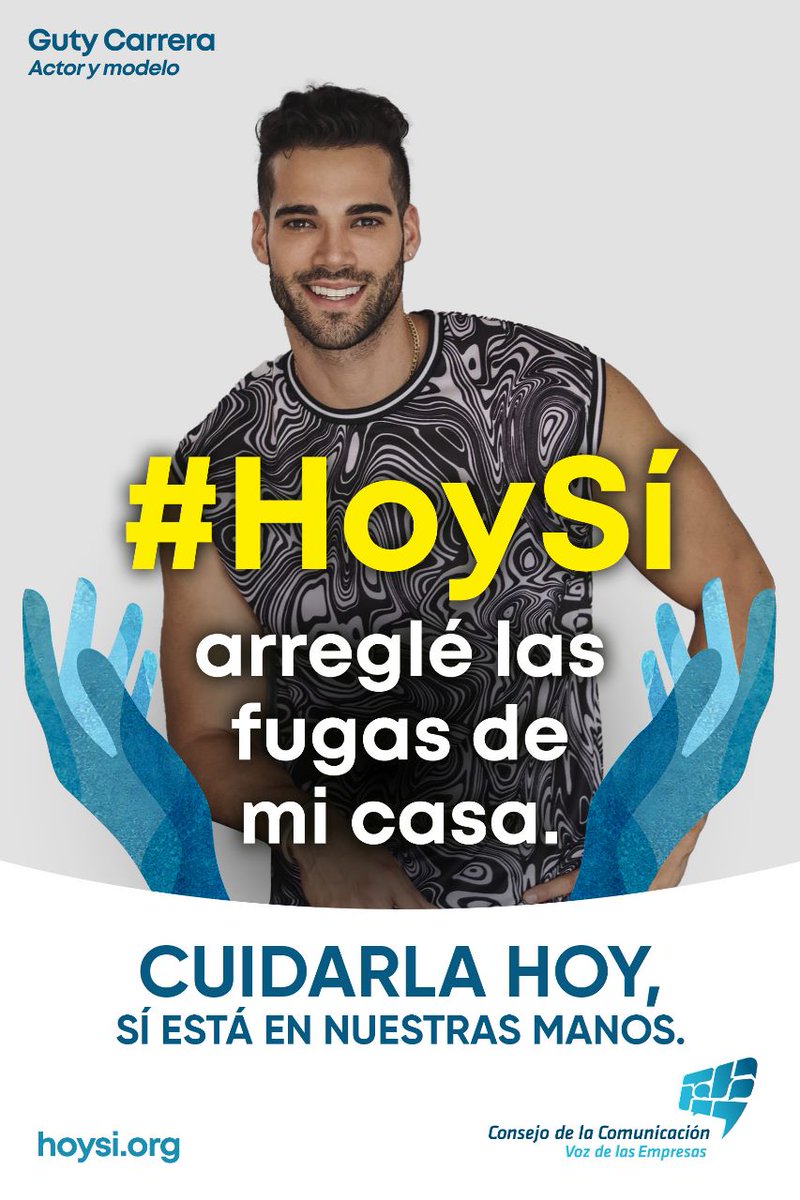 ConsejoCC's tweet photo. Por medio de esta campaña, que hemos llamado: “#HoySí”, buscaremos generar empatía y una gran motivación personal en la población de la Ciudad de México para contribuir al cuidado del agua. Ing. José Carlos Azcárraga. Pdte. del Consejo de la comunicación. https://t.co/2ECK1ff3lw