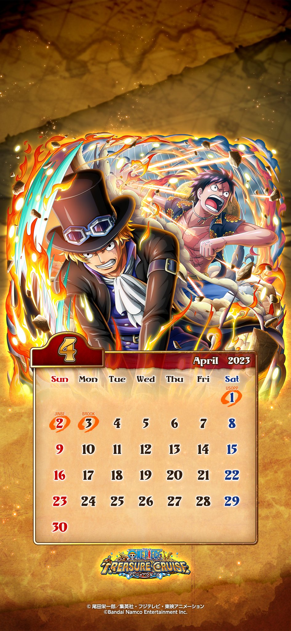 ONE PIECE 2019 ＆ 2020 カレンダー ２点セット One Piece Sexy Calendar -show-/ 2019年卓上カレンダー : ONE