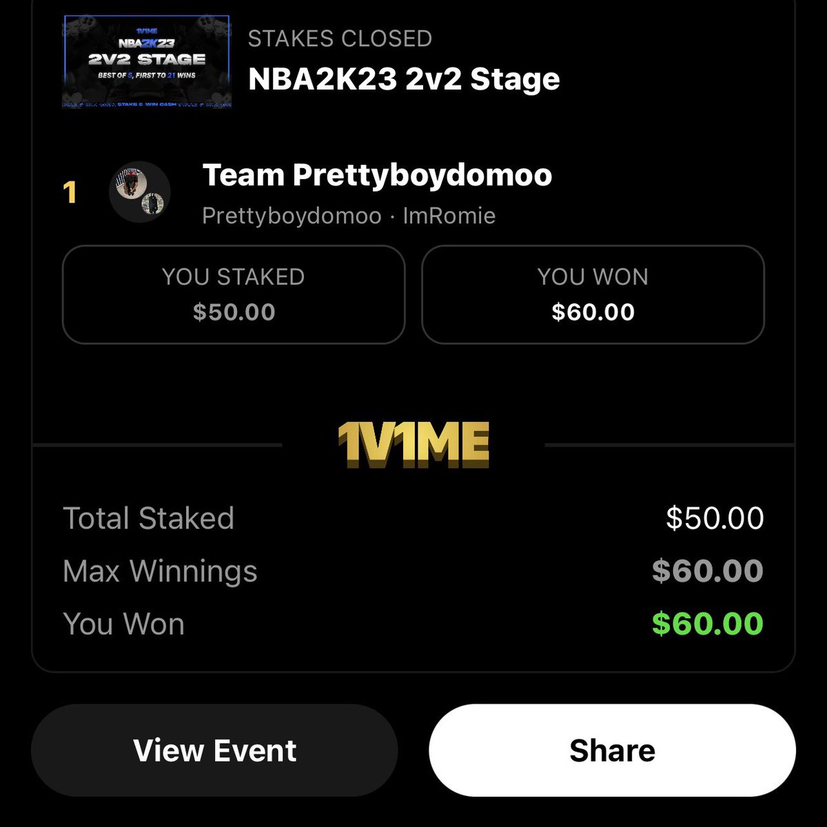 2/2 on the day man☺️