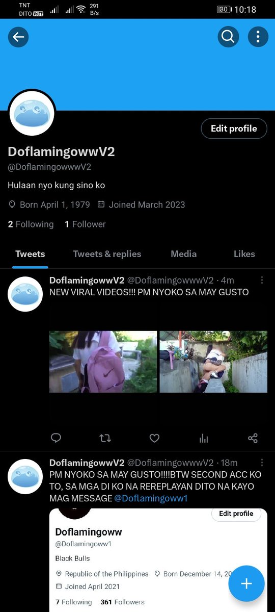 Doflamingoww1's tweet photo. PM KAYO DITO SA MAY GUSTO NG VIRAL VIDEOS https://t.co/OKsdHIQkDj
