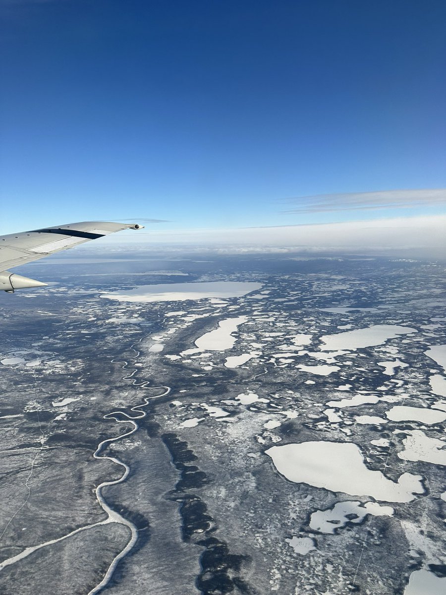 JohnnyR_NU's tweet photo. Great first few days. Taking snow measurements near Yellowknife &amp; now on to Inuvik. https://t.co/K2KH8r63T0