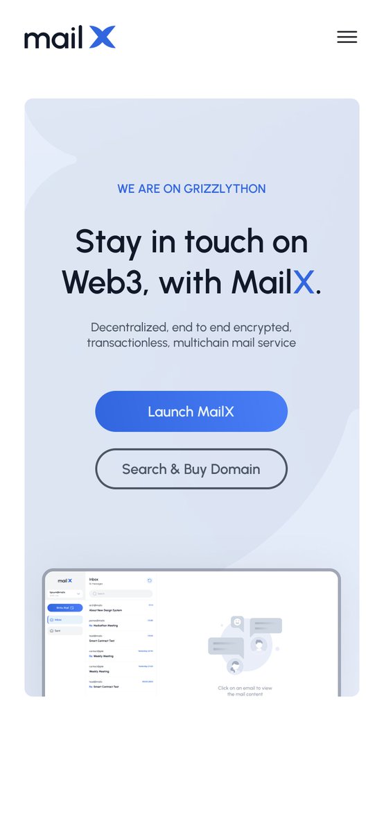 Say hello to the future of email communication with MailX. 

Our serverless wallet-to-wallet mail service and innovative virtual wallet system make sending messages easy and efficient.

Follow @mailx_sol for more updates!

#Solana #Grizzlython