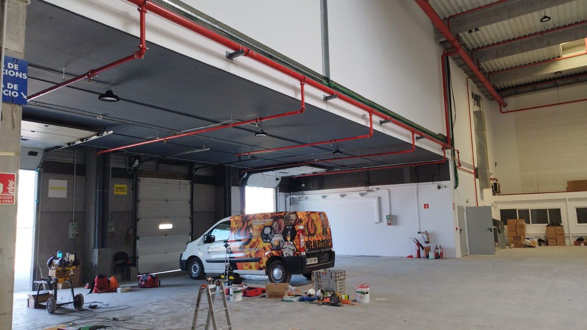 ignofoc's tweet image. Otro gran proyecto de rociadores para el sector logístico!! Súper trabajo equipo !!!!