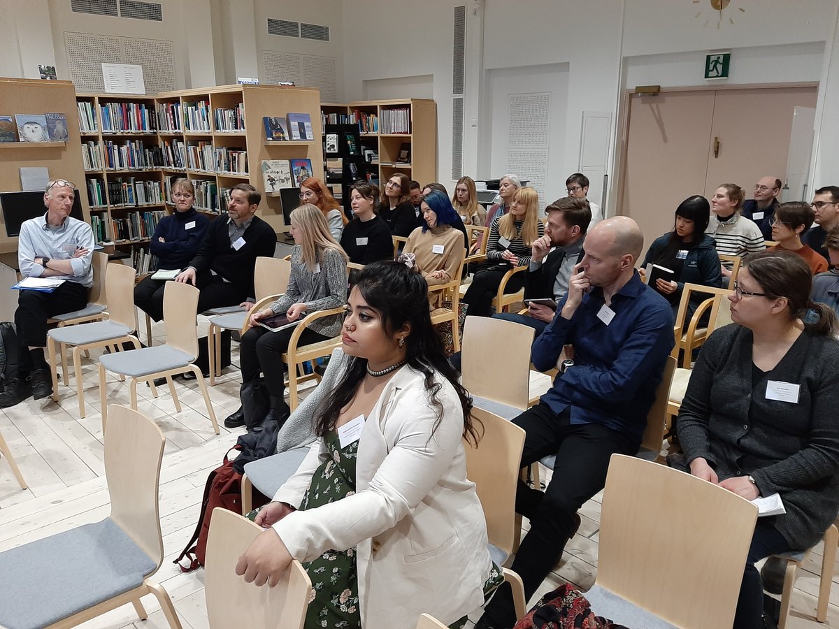 Thank you all who presented, listened to and discussed in our panel "#Affects in #Relations" <a href="/anthrofi/">Finnish Anthro</a> conference <a href="/Arctic_Centre/">Arctic_Centre</a>! It gave us lots of inspiring thoughts, like staying with the discomfort or radical passivity as a methodology! 🙏