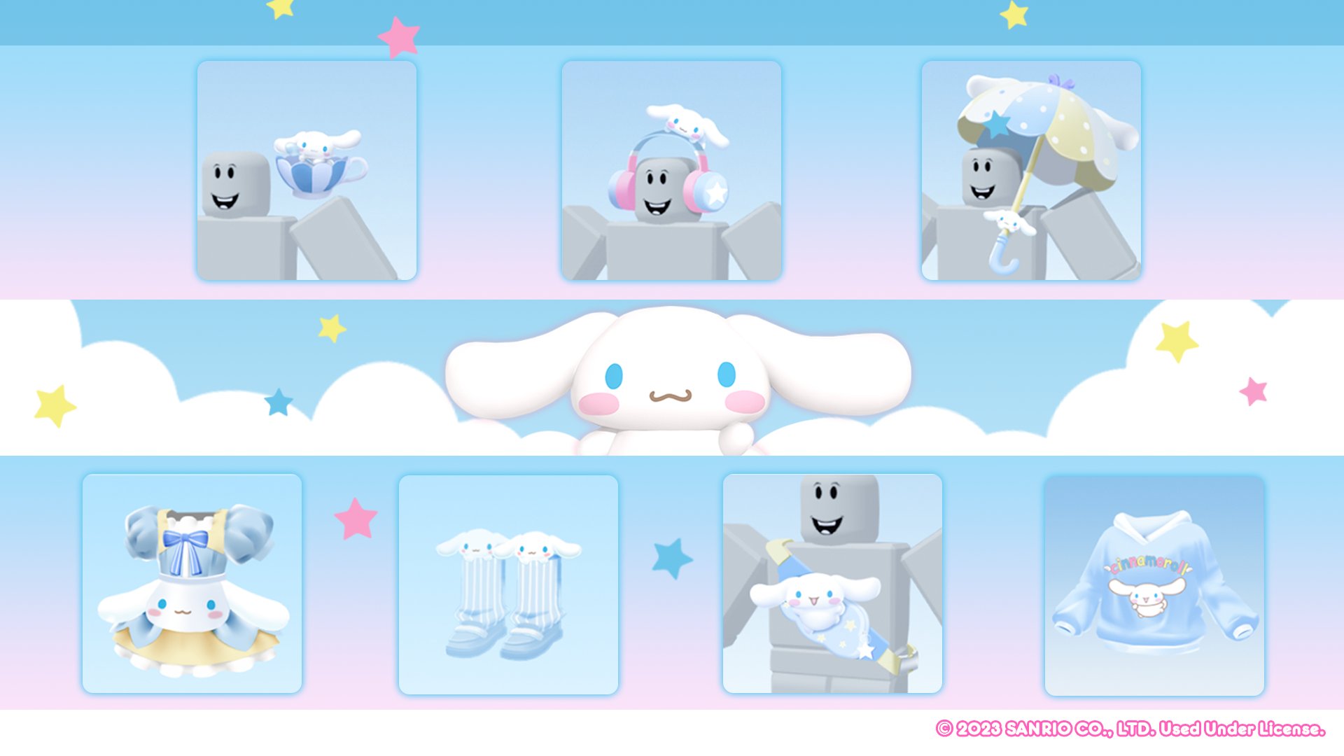 Với Cinnamoroll Avatar Items Roblox, bạn sẽ có những phút giây đầy thú vị với phiên bản cổ điển của nhân vật kawaii được yêu thích nhất thế giới. Hãy thêm Cinnamoroll vào bộ sưu tập Roblox Avatar của bạn và trở thành người chơi Roblox độc nhất vô nhị!