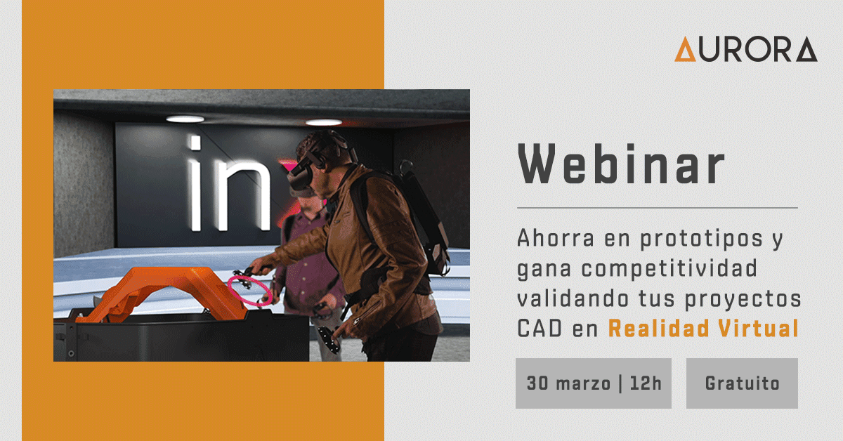 TICSud's tweet photo. ‼️Nou #webinar!
✳️Estalvia temps i material gràcies a la validació de projectes CAD en #RV!
▶️Totes les dades sobre #AuroraVR, demostracions de les solucions i casos d'èxit reals!
📆Dijous 30/3
⏰12h
📍WebinarJam
👇Places limitades👇
https://t.co/uigjCxHkfB
#ComunitatTICSud https://t.co/N8POXNOwqW