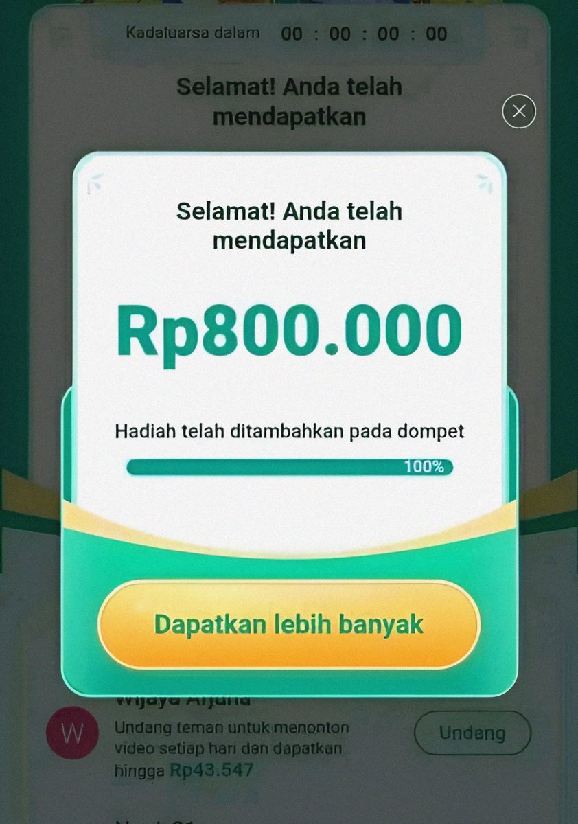 ginaxyz2's tweet photo. @cursedkidd Nonton Vidio pendek ngabisin kuota doang ❎
Nonton vidio pendek dapat duit 😭🙏
Penarikan bisa pakai Dana/gopay
_
Ngabuburit main apk ini bisa banget nih biar apa? Biar dapat duit buat nanti lebaran😭🙏
_
Link apk 
https://t.co/uc2E9U27So
#sahur #Ramadan1444H #eventramadan https://t.co/D2z7b6j2mJ