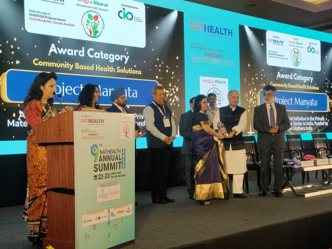 nathealthindia's tweet image. Congratulations to all the runner ups of the #CommunityBasedHealthSolutions Award category! 👏👏
-@MSDIndia_OFCL for #ProjectManyata
-@TataMemorial for #AccessToAffordableCancerCareForOneAndAll
-@GEHealthCare for #ProjectSCREEN
#NATHEALTHAnnualSummit #NATHEALTHHealthcareCSRAwards