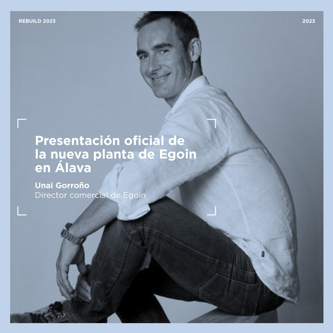 🔜 El día 29 presentamos nuestra nueva planta productiva de Álava en @Rebuildexpo.

🗨️ Nuestro director comercial Unai Gorroño (<a href="/ugorro/">Unai Gorroño</a>) será el encargado de explicar los detalles en <a href="/IFEMA/">IFEMA MADRID</a>. 

📍Alpac Innovation Theatre 

#Egoin #WeAreWood🪵 #REBUILD2023