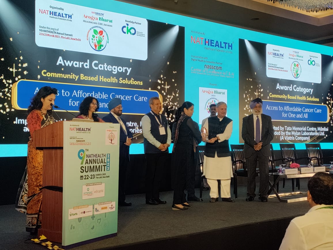 nathealthindia's tweet image. Congratulations to all the runner ups of the #CommunityBasedHealthSolutions Award category! 👏👏
-@MSDIndia_OFCL for #ProjectManyata
-@TataMemorial for #AccessToAffordableCancerCareForOneAndAll
-@GEHealthCare for #ProjectSCREEN
#NATHEALTHAnnualSummit #NATHEALTHHealthcareCSRAwards