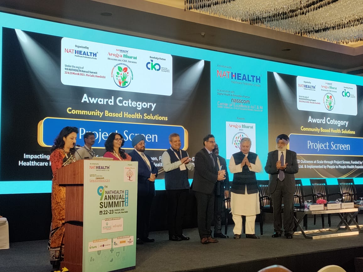 nathealthindia's tweet image. Congratulations to all the runner ups of the #CommunityBasedHealthSolutions Award category! 👏👏
-@MSDIndia_OFCL for #ProjectManyata
-@TataMemorial for #AccessToAffordableCancerCareForOneAndAll
-@GEHealthCare for #ProjectSCREEN
#NATHEALTHAnnualSummit #NATHEALTHHealthcareCSRAwards