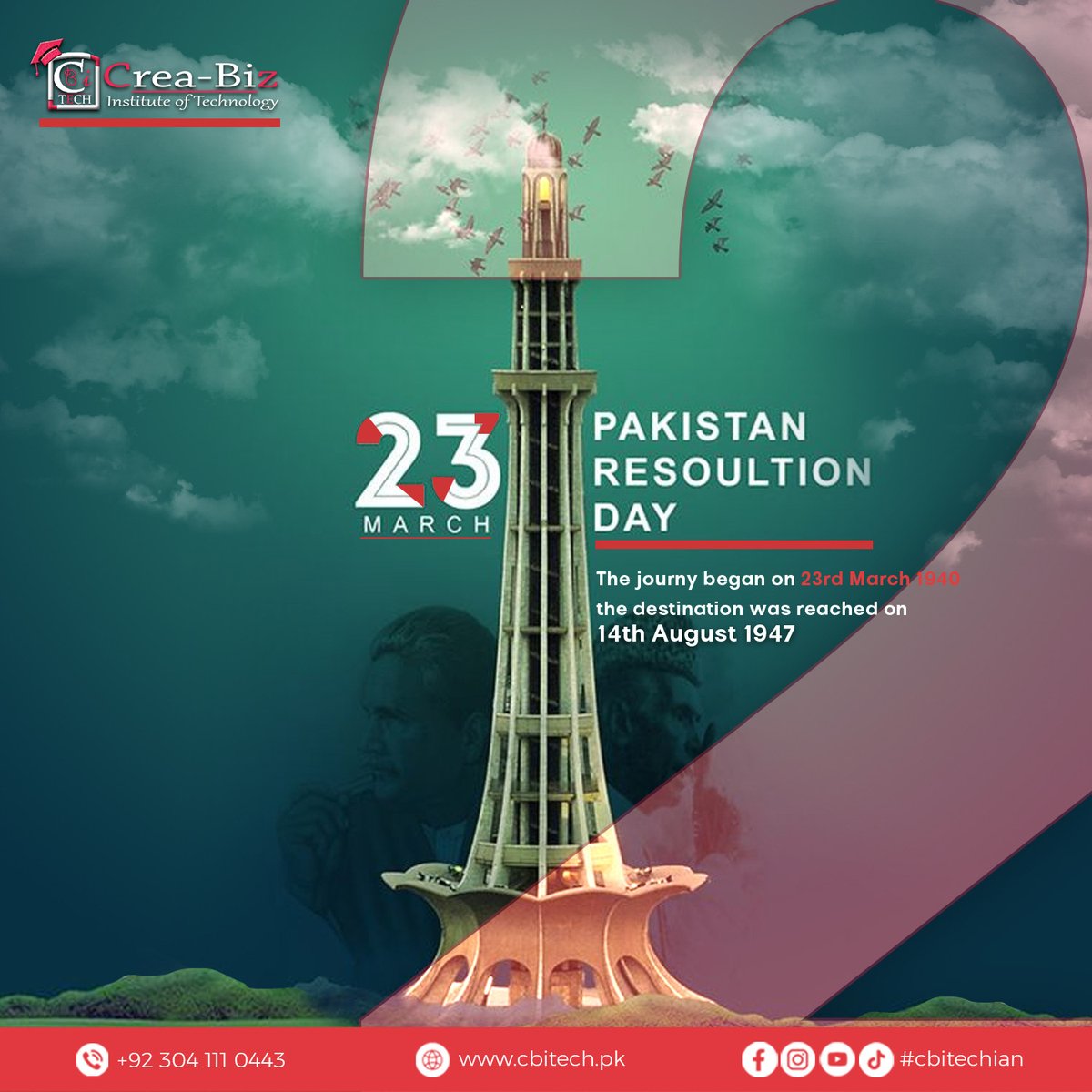 cbitechian's tweet photo. March 23rd marks the day when our forefathers stood united and passed the historic Lahore Resolution, paving the way for an independent Pakistan. Let us honor their legacy by working together for a stronger, prosperous,
https://t.co/kpKf2q8kEr
.
.
.
.
#ResolutionDay https://t.co/OSbyJ8LHD1