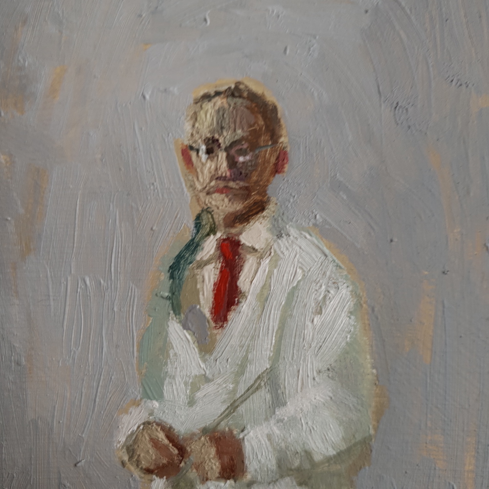 FidraFineArt's tweet photo. Great variety of work on show in our Spring Exhibition. Open Tues-Sat 11-4 and Sun 12-4pm.
Peter Thomson RGI RSW - Albert Marquet, Oil on Panel, 20x22cm
#PeterThomson #AlbertMarquet #portrait #painting #scottishartist #scottishart https://t.co/H0sfkYFViA