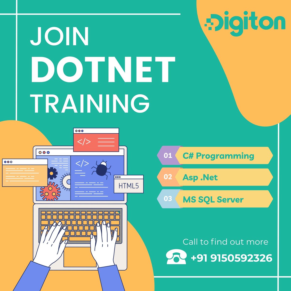digiton_tech's tweet image. Are you looking to enhance your coding skills and advance your career in software development?
Sign up today and take your career to the next level!

#dotnettraining #dotnetdeveloper #dotnetprogramming #dotnetcore #dotnetcertification #microsoftdotnet
#csharp #digiton #Chennai