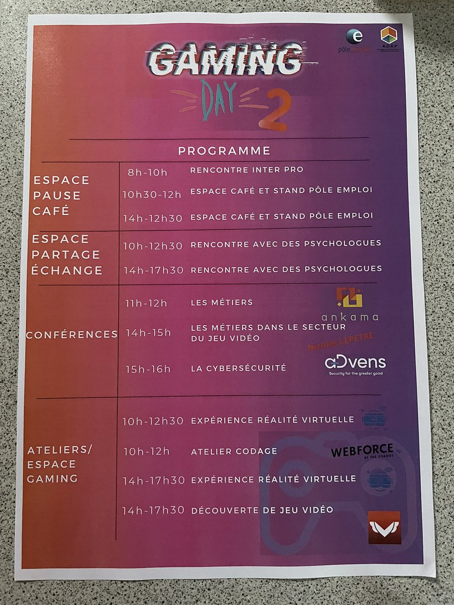 Toly Pro (@tolyv_pro) on Twitter photo On vous attend au Gaming Day #2 <a href="/SemaineduNumHDF/">Semaine du Numérique en HdF</a> <a href="/peixoto_pro/">Karine PEIXOTO</a> #poleemploi #adep On vous attend au Gaming Day #2 <a href="/SemaineduNumHDF/">Semaine du Numérique en HdF</a> <a href="/peixoto_pro/">Karine PEIXOTO</a> #poleemploi #adep