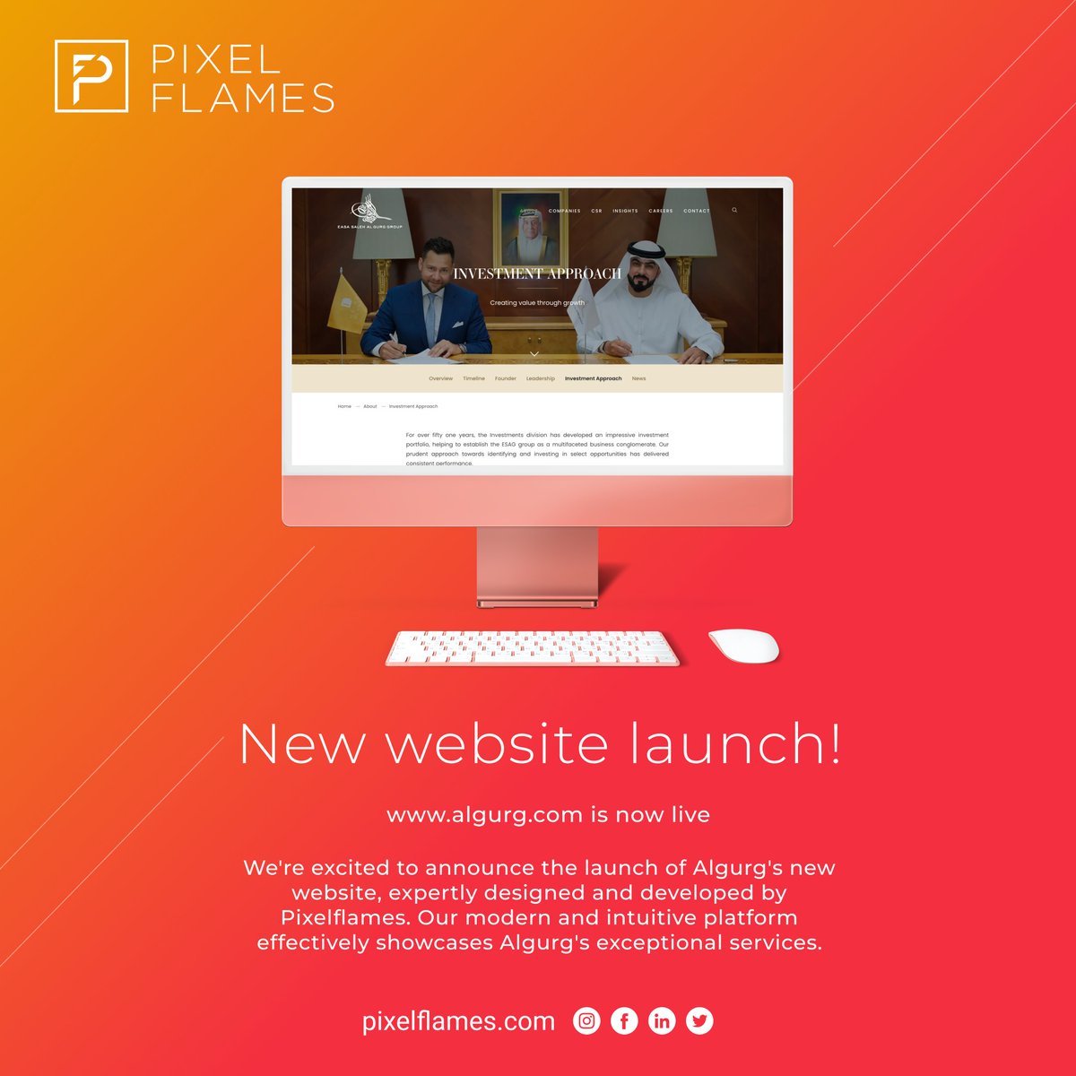 pixelflamesfze's tweet photo. We're thrilled to announce the launch of https://t.co/x1Rsu7rjhd! Check out our latest project and let us know what you think.
#Webdesign #newwebsite #algurg https://t.co/tuakvUIcci