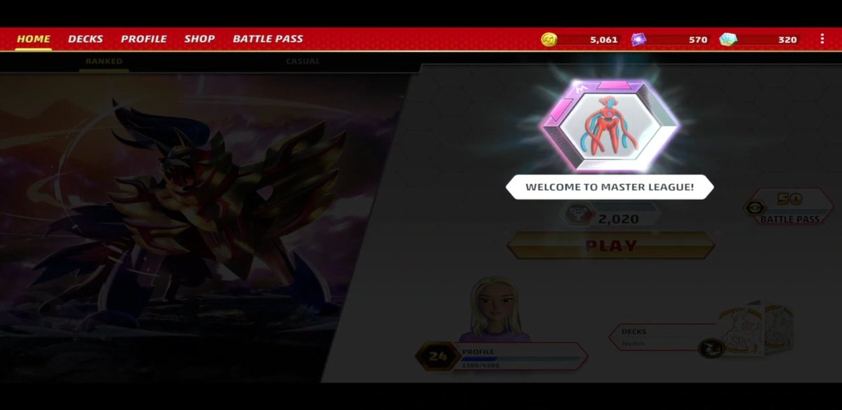 REDDRAG0NITE's tweet photo. We Offiicially a Pokemon Master LETS GOOOOO!!! #Pokemon #TGC #VGC #Unite #PoGo #Cynthia #Cinderace #Torkoal #Liligant #Arceus #Duraludon #VStar #VMAX #Cards #Master #Dragon #Shiny #Lewd #Dragonite #Paradox #DLC #Colress #F2P #Switch #Nintendo https://t.co/IYE9NIwpBP