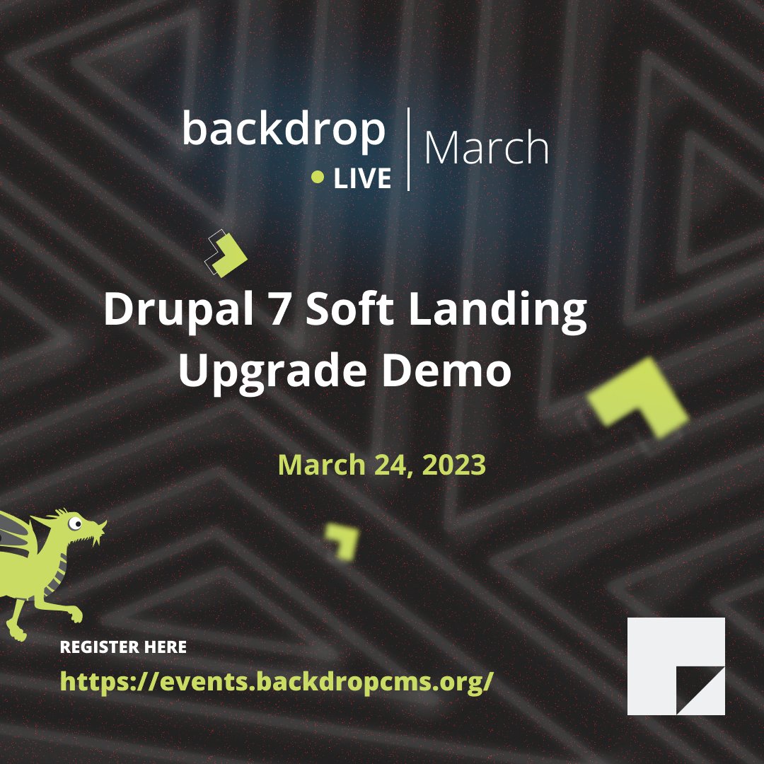We will be demonstrating a simple upgrade from Drupal 7 to Drupal 10 and to BackdropCMS as part of the Drupal 7 Soft Landing Initiative - at Backdrop LIVE.

events.backdropcms.org/node/247

Register for Backdrop LIVE today!

#Drupal #BackdropLIVE #FOSS