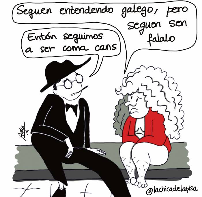NosDiario's tweet photo. #Humor 💬Hoxe levamos no xornal un cadriño de #LaChicadelaPisa https://t.co/yitev0JgXT