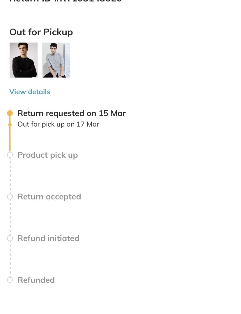 justchintus's tweet photo. @AJIOLife its been a week and still no one came to pick this up. Even raised a complaint on this but No use. 
AJIO complaint COM00055519889 https://t.co/GyJy241rAn
