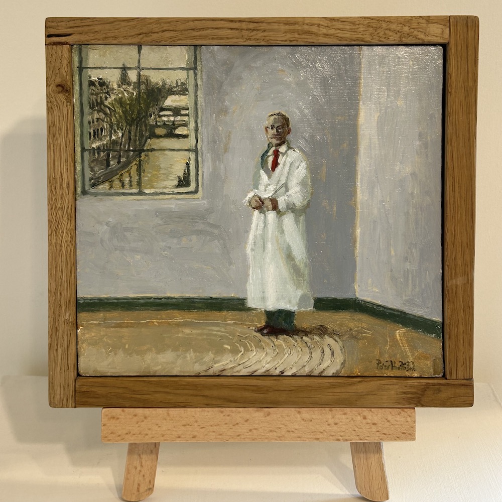 FidraFineArt's tweet photo. Great variety of work on show in our Spring Exhibition. Open Tues-Sat 11-4 and Sun 12-4pm.
Peter Thomson RGI RSW - Albert Marquet, Oil on Panel, 20x22cm
#PeterThomson #AlbertMarquet #portrait #painting #scottishartist #scottishart https://t.co/H0sfkYFViA