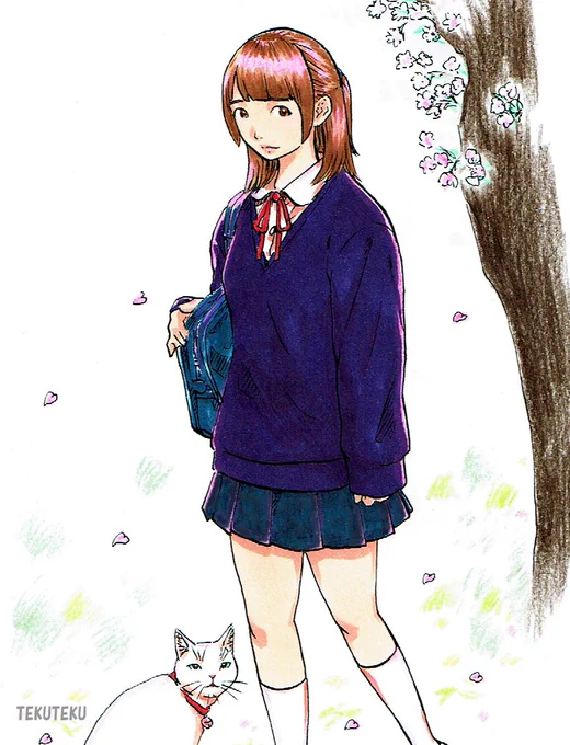 あ…はいハーフアップが好きなのです #illustration  #オリジナルイラスト  