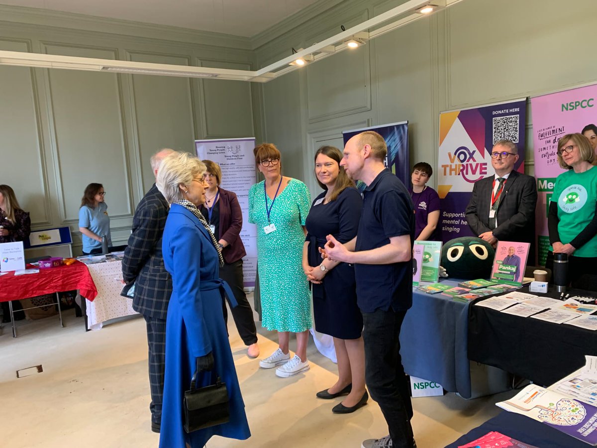 Enjoyed voluntary & community sector event, shared how digit<all> helps UK youth. Met charities supporting young people in #WestBerkshire, spoke with HRH Birgitte, Duchess of Gloucester about digital skills & kids' activity digitall.charity. #digital #activity #futures