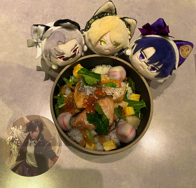 からのシブツタぐでんカフェ!にゃんちゃんのマンゴーラッシーめっちゃ美味しかったしお茶漬けも沁みましたわ… お衣装最高すぎた 
