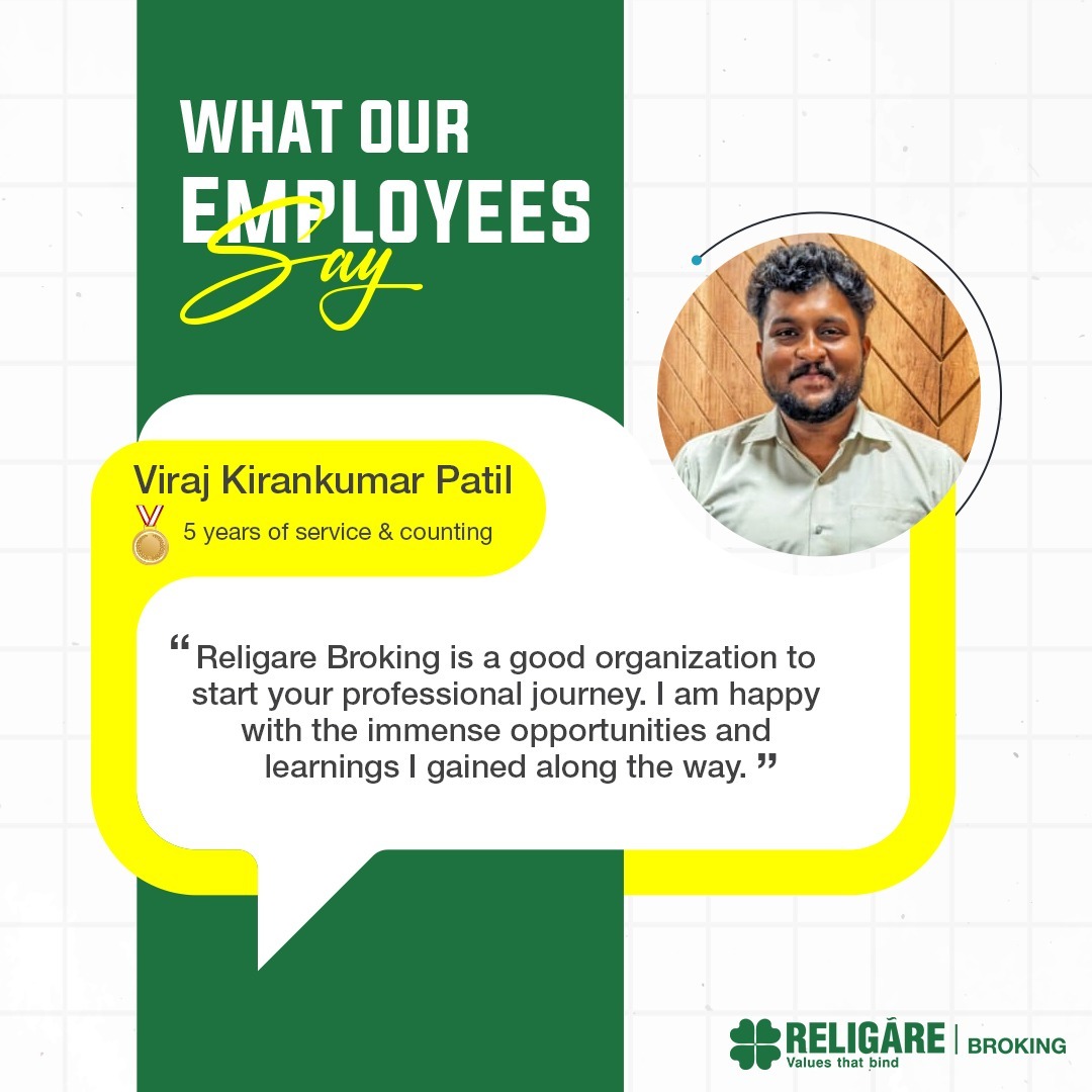 religareonline's tweet photo. Thank you Viraj Patil for your contribution.
We are delighted to spotlight Viraj Patil this week.
#ReligareBroking #WhatOurEmployeesSay #EmployeeTestimony https://t.co/0lCgirp3pe