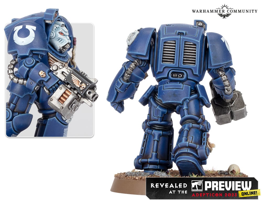 WH_JPN's tweet photo. 【40k新情報】米国AdeptiCon2023からお届けした公式Twitch配信「ウォーハンマー・プレビューOnline」最新回にて、最新エディションが大発表されたゲーム「ウォーハンマー40,000」からスペースマリーンの「ターミネイター」の新ミニチュアが公開！
https://t.co/e0kjQmPKnw https://t.co/AyhEZM39p8