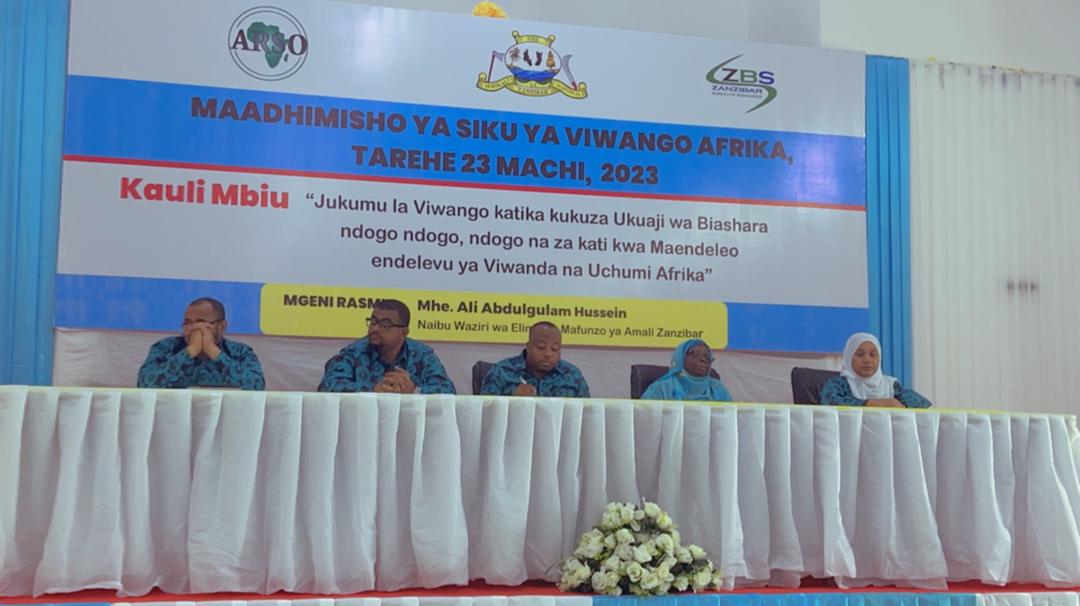 ARSO_1977's tweet photo. The Zanzibar Bureau of Standards celebrates the African Day of Standardisation. Highlighting the Role Standards play in enabling MSMEs in the implementation of the AfCFTA

@nhermog https://t.co/7APqJ8yjc1