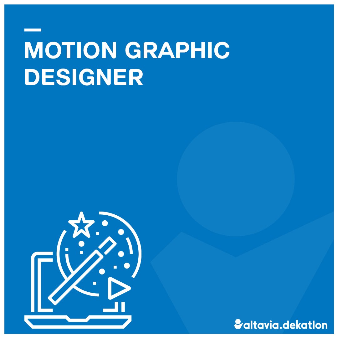 Motion Graphic Designer arıyoruz!

Location: Akasya Kent Kule

Başvuru:
REF: MGD başlığı ile cv@altavia-dekatlon.com adresine CV’ni gönderebilirsin.

Detaylar👇
linkedin.com/posts/altaviad…