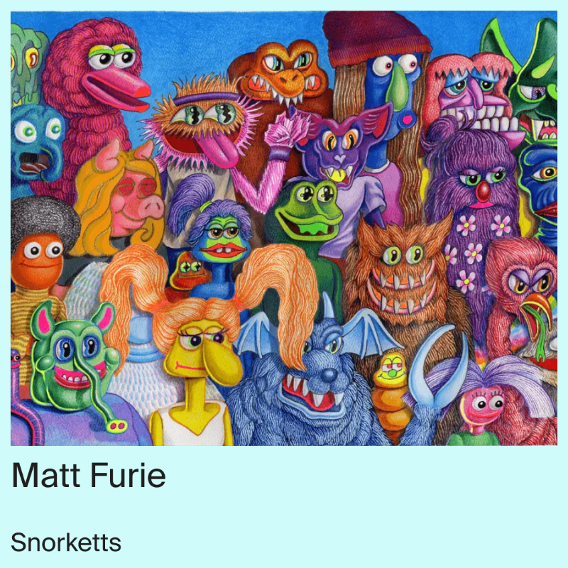 thecurated_app's tweet photo. "Snorketts" by Matt Furie (@Matt_Furie) is part of Joey Holder's (@joeyeholder) Curator’s Choice "Cryptozoology".

#nft #multimediaart #nftartist #nfts #digitalart #nftartgallery #cryptid #thecuratedapp #artcuration #cryptidcore #cryptozoology #nftartwork #nftartwork #mattfurie
