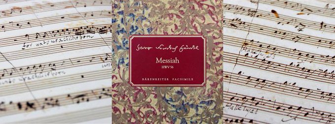 Baerenreiter's tweet image. Today in 1743 saw the first performance in London of a work Handel presented as the &apos;New Sacred Oratorio&apos; which we now know as the Messiah