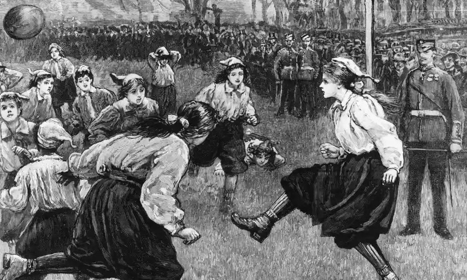 “I founded the association [to prove] that women are not the ‘ornamental and useless’ creatures men have pictured.”

The British Ladies’ Football Club, founded by Nettie Honeyball, played its first public match #OnThisDay 1895 in front of 11,000 spectators at Crouch End, London.