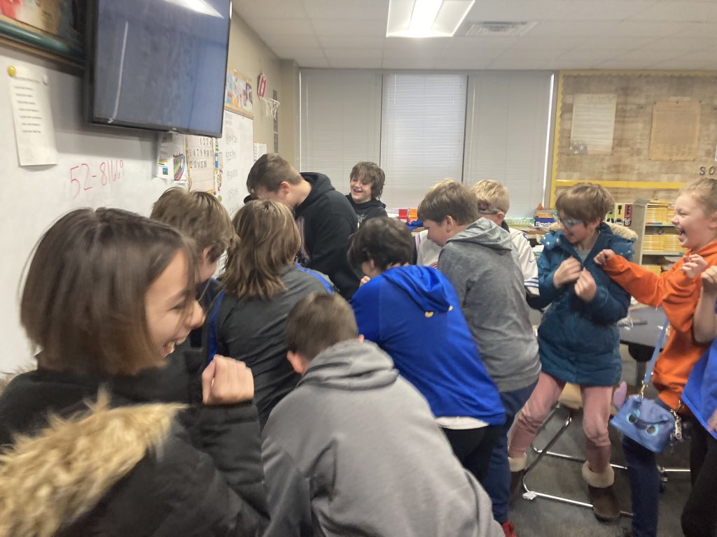 SeidelLogan's tweet photo. It’s a bit late, but we had a Today in Roman History, instead. We spoke about the Ides of March. One student in each class was chosen to be Julius Caesar (or in the case where a girl was chosen, Julia Caesar). Then, the Roman Senate committed the “assassination” of Julius Caesar. https://t.co/CECMZcFgdq