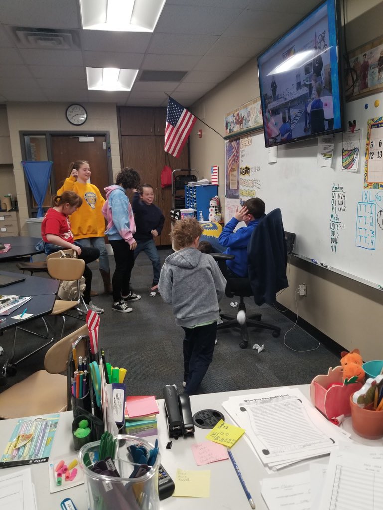 SeidelLogan's tweet photo. It’s a bit late, but we had a Today in Roman History, instead. We spoke about the Ides of March. One student in each class was chosen to be Julius Caesar (or in the case where a girl was chosen, Julia Caesar). Then, the Roman Senate committed the “assassination” of Julius Caesar. https://t.co/CECMZcFgdq