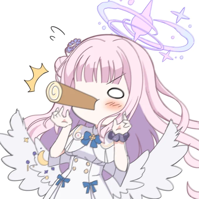 ロールケーキお食べ#ブルアカ#聖園ミカ 