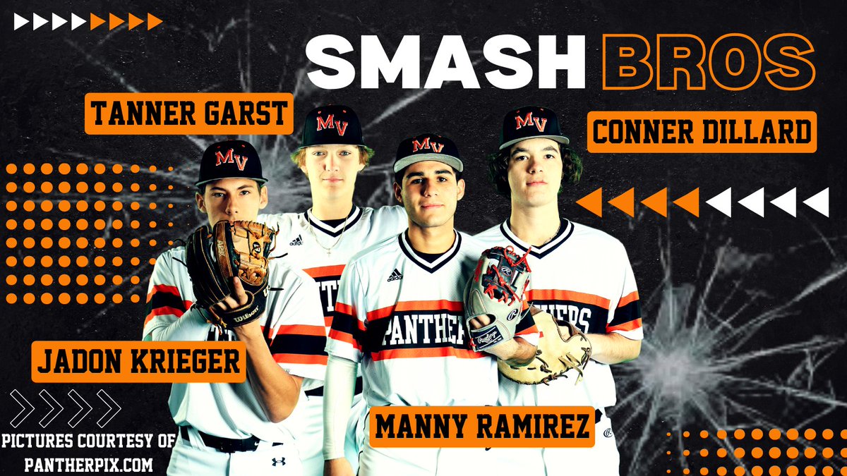 Official MV Baseball (@mvpnthrbaseball) on Twitter photo Our #MVSmashBros in tonight's win were doubles by Tanner Garst, Manny Ramirez, and Conner Dillard...triple by Jadon Krieger. #RallyTheValleyMV
<a href="/PantherSportsMV/">MVISD Panther Athletics</a> <a href="/MVISD/">Medina Valley ISD</a> Our #MVSmashBros in tonight's win were doubles by Tanner Garst, Manny Ramirez, and Conner Dillard...triple by Jadon Krieger. #RallyTheValleyMV
<a href="/PantherSportsMV/">MVISD Panther Athletics</a> <a href="/MVISD/">Medina Valley ISD</a>